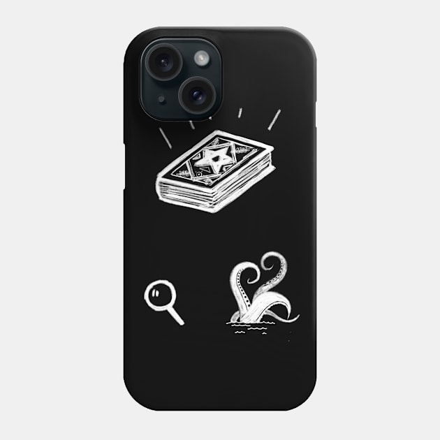 The necronomicon hides something great inside, dare to investigate it Phone Case by Isabelmonicarte