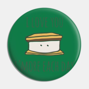 I Love You S'more Each Day Pin