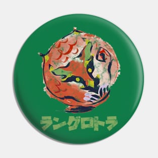 Monster Hunter Rise Volvidon Kanji Icon Pin