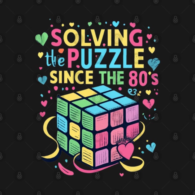 80s solving puzzle by AOAOCreation