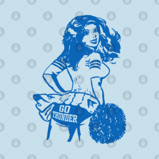 Discover Retro Oklahoma City Cheerleader - Oklahoma City - T-Shirt