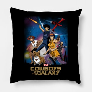 Galaxy Cowboys Superhero Movie 90's Anime Mashup Parody Pillow