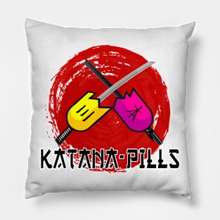 katana-pills Pillow