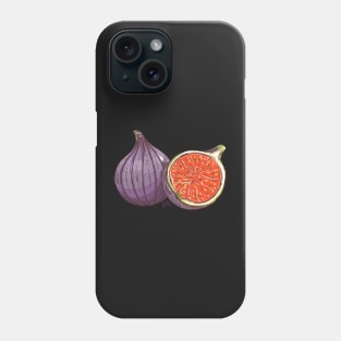 Figs Fruits | Purple Fruit Phone Case