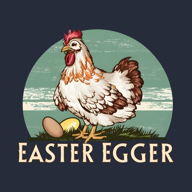 Easter Egger Chicken by WolfeTEES