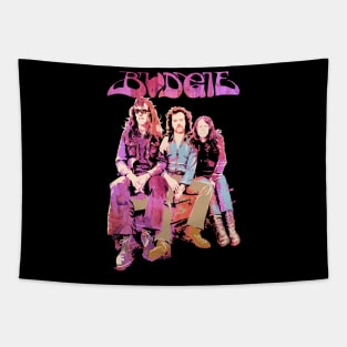 Budgie Band Crazy colors Tapestry