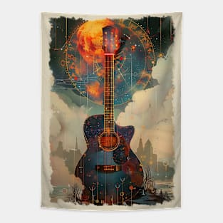 Guitar City Tapestry