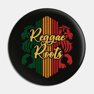 Reggae Roots Lion Pin