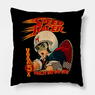 Funny Gifts Racing Vintage Graphic Pillow