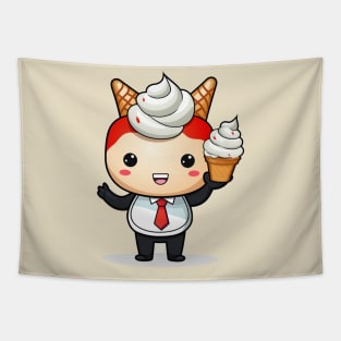 ice creamT-Shirt giril Designed cute illustration Tapestry