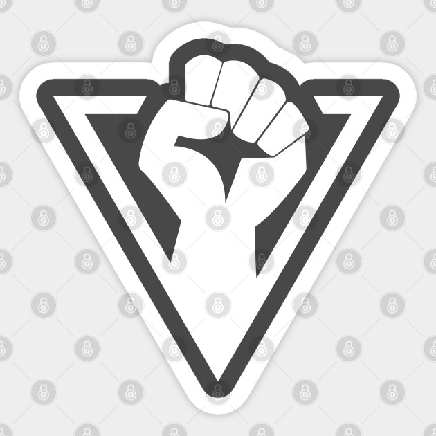 Detroit Become Human Fist Logo Black Lives Matter Sticker Teepublic
