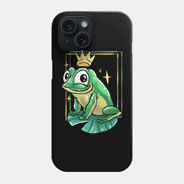 frog prince Phone Case by Crow Creations