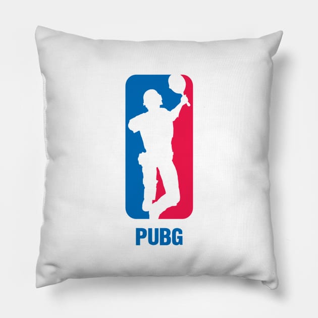 PUBG Sport logo Pillow by DeekayGrafx