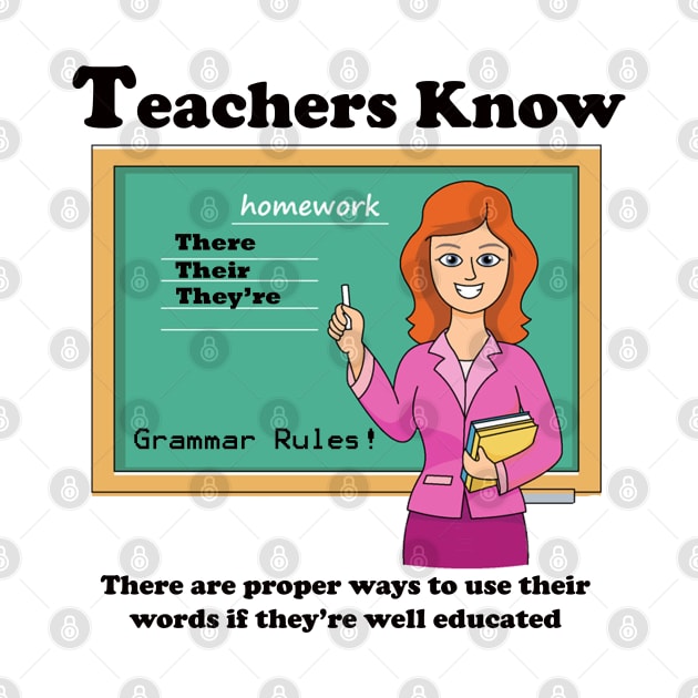 Teachers Know Grammar Rules by ninasilver