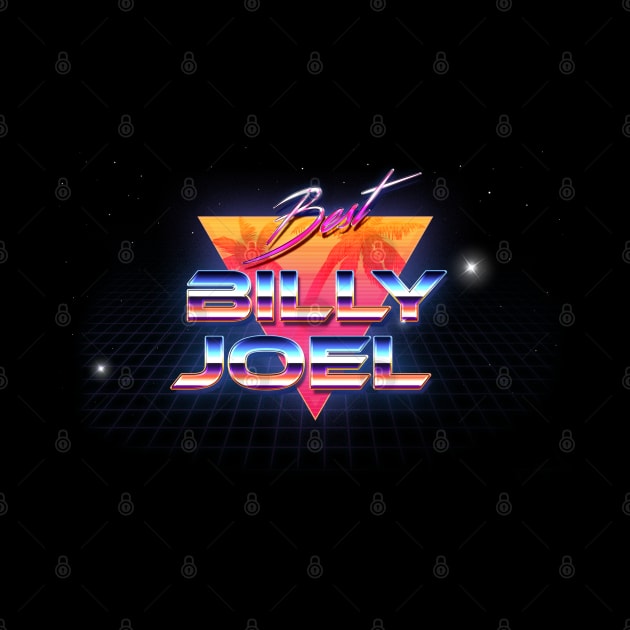 Billy Joel Retro Crome Art by blooddragonbest