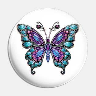 Bejeweled Butterfly #7 Pin