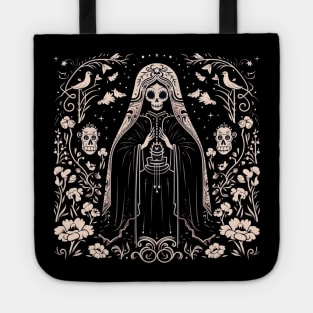 Dia de los Muertos Virgen de Guadalupe Tote