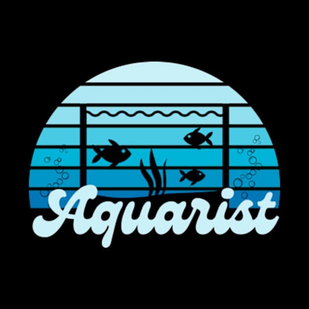 Cool Aquarist Fishkeeper Aquascaping Gift by Davidsmith