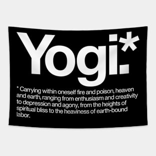 Yogi Definition Tapestry