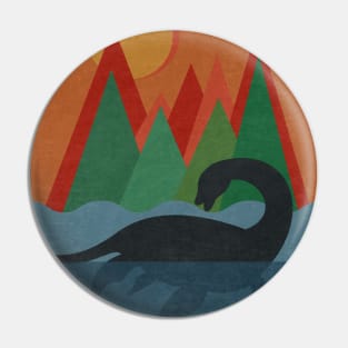 Retro Loch Ness Monster Pin