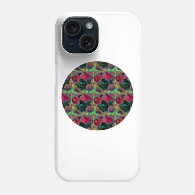 Magic Mushroom Phone Case by The Ministry of Fashion Prints