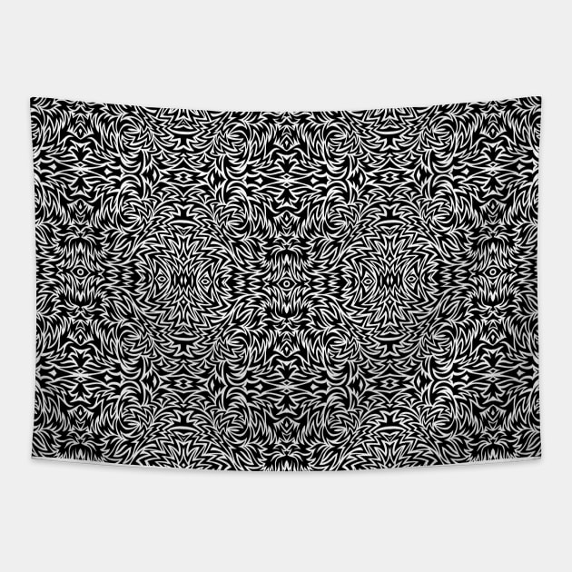 Trippy Pattern One Tapestry by jasoncastillo