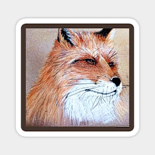 Red Fox Magnet