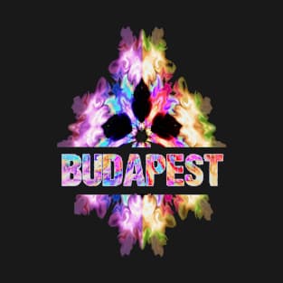 Budapest Tie Dye Watercolor Gift Souvenir T-Shirt