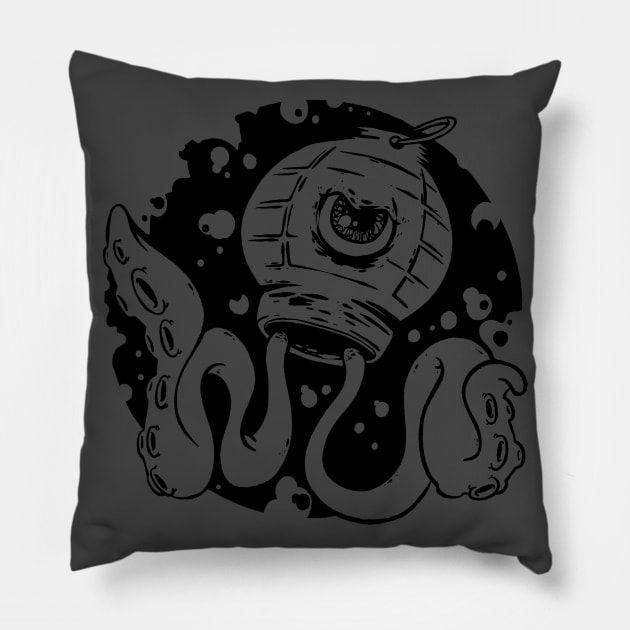 Yokai lantern Pillow by Art of Andy W