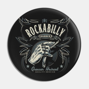 Rockabilly Barber Pin