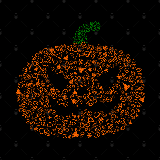 Spooky Pumpkin Halloween by Geoji 