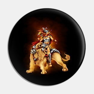 The Lion Rider Pin