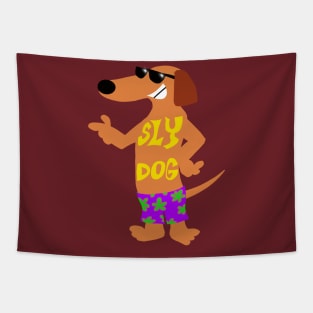 Sly Dog Tapestry