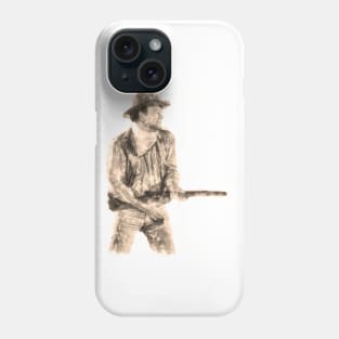 John Wayne, A Watercolor of the Duke Phone Case