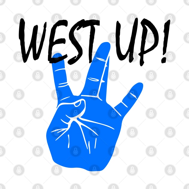 WS UP! blue 3 by undergroundART