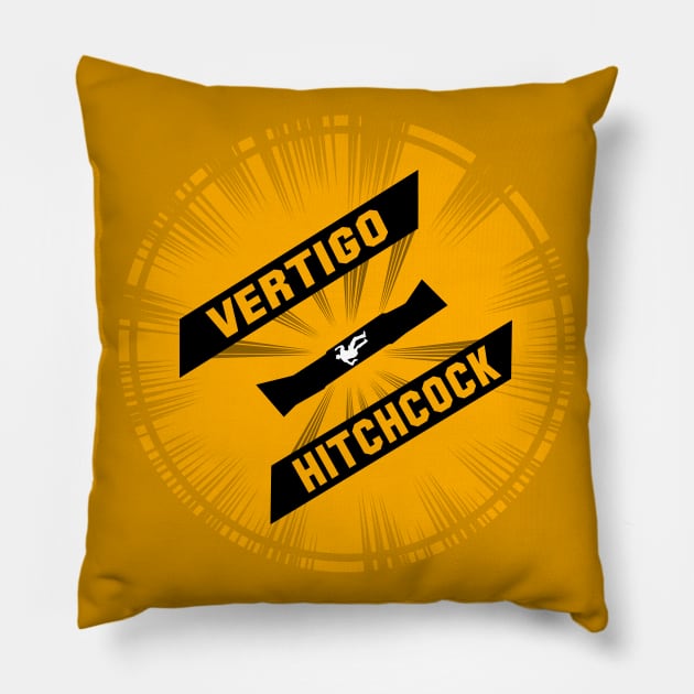 Hitchcock Vertigo Pillow by LICENSEDLEGIT