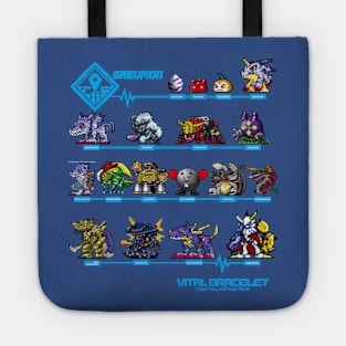 digimon vital bracelet gabumon ex Tote