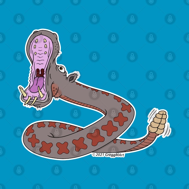 Hippo Snake by Gregg.M_Art