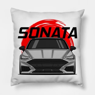 Front Silver Sonata Sedan 8 Gen Pillow