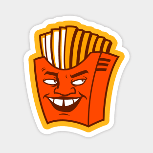 Sketchy Face Fries Magnet