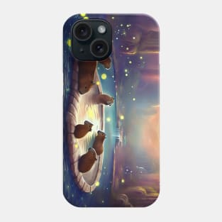 capybara reunion Phone Case