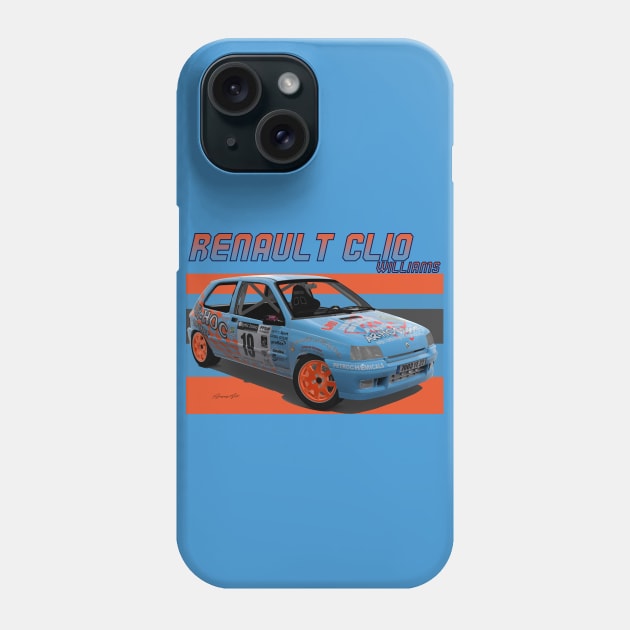 Renault Clio Williams Phone Case by PjesusArt