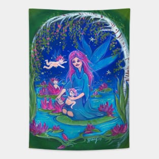 Lily fairy and babies Tapestry