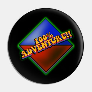 100% Adventure Pin