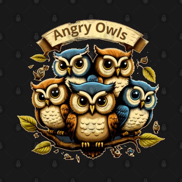 Angry Owls! by Newtaste-Store