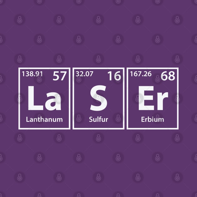 Laser (La-S-Er) Periodic Elements Spelling by cerebrands