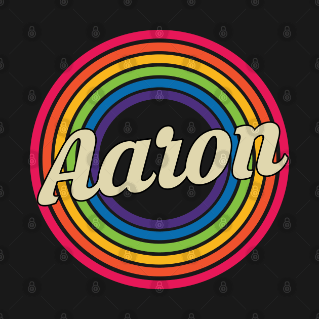 Aaron - Retro Rainbow Style by MaydenArt