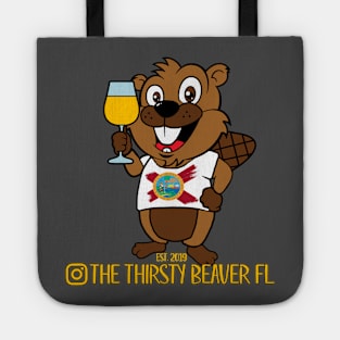 Beaver with Florida Flag Shirt Tote