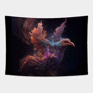 Bird in Space with unique Design Tapestry