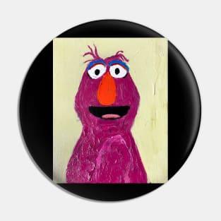 Telly Monster Pin